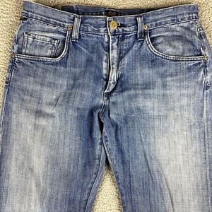 Citizens Of Humanity Jeans Mens 33x30 Blue Perfect Straight Whisker Preppy Pants